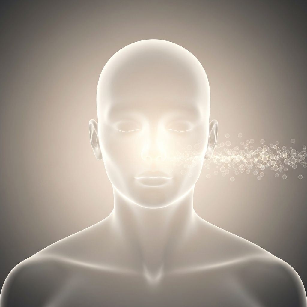 Soft warm glow representing resting metabolic processes